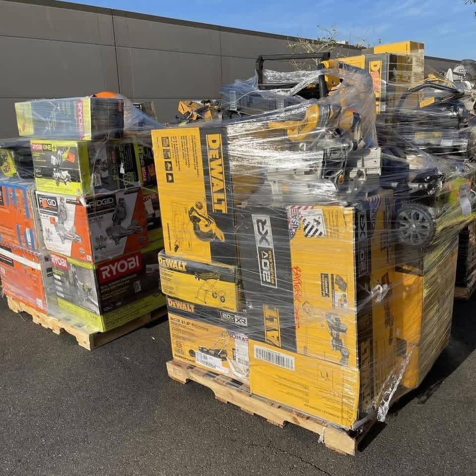 DeWalt & Ryobi Power Equipment Pallet
