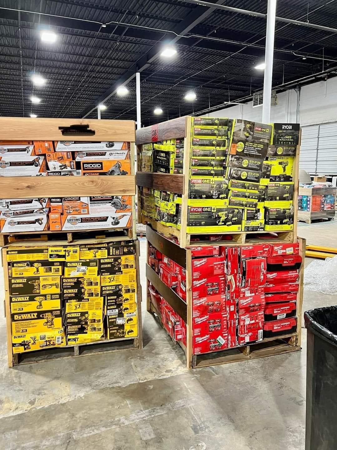 DeWalt & Ryobi Power Tools Bulk Pallet - Image 3