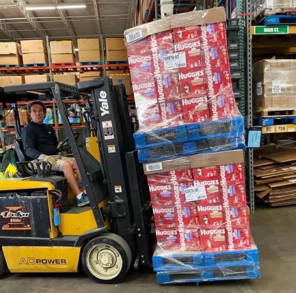 Huggies Little Movers Diaper Pallet