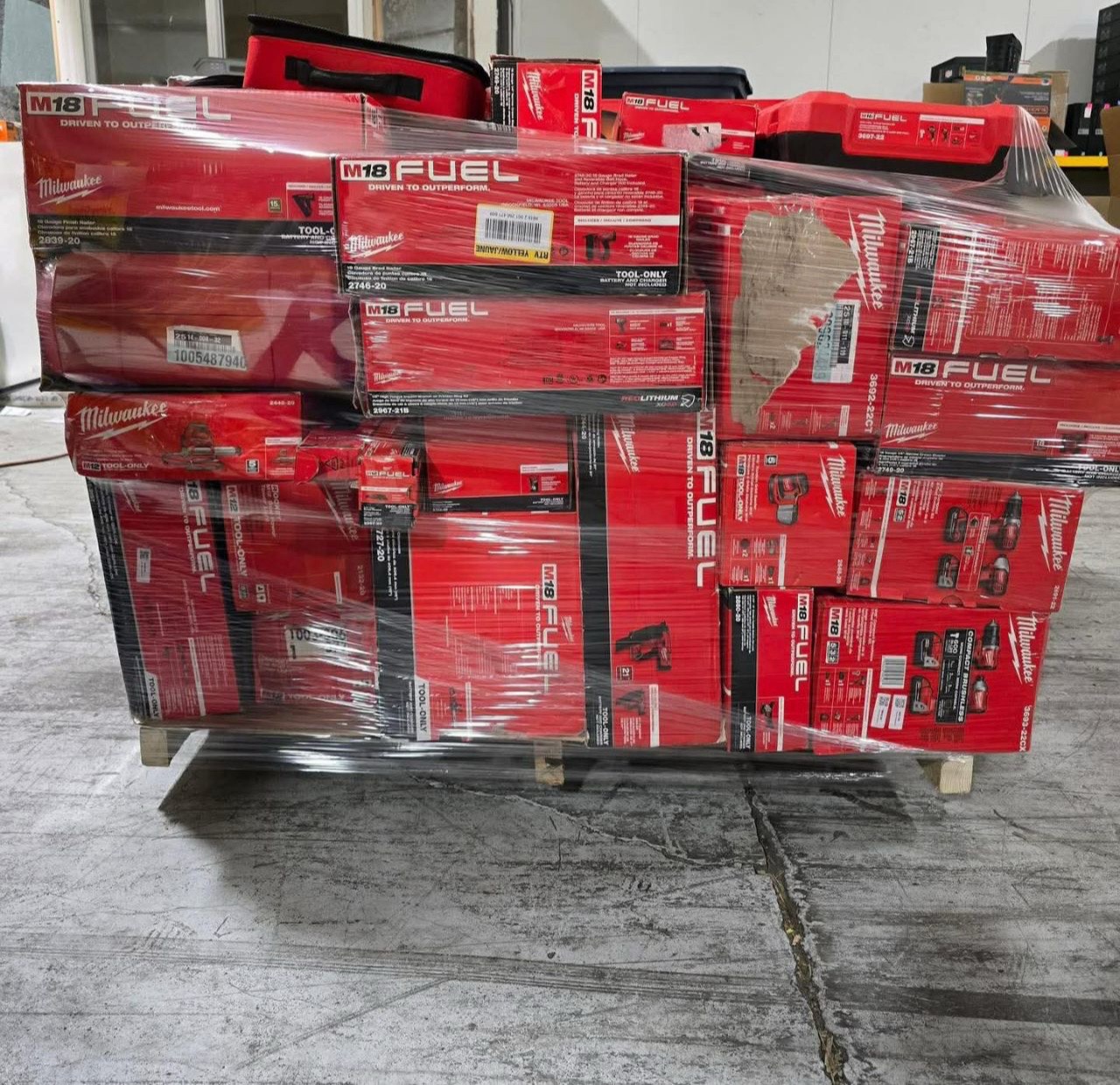 Milwaukee M12 & M18 Professional Power Tools Pallet
